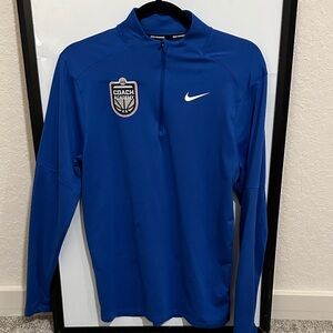 Nike USA Basketball Royal Blue Quarter-Zip Top